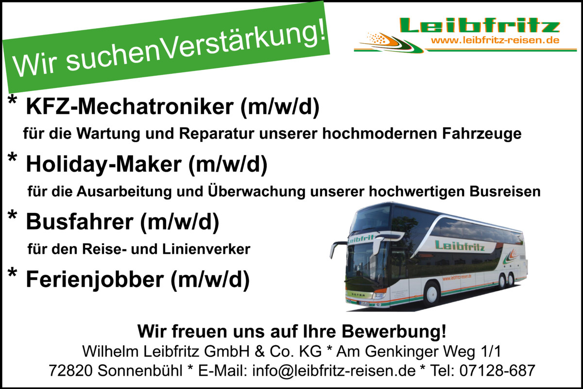 Leibfritz Reisen - Busreisen Leibfritz